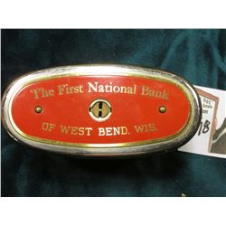 "The Branch Bank Bills The Automatic Recording Safe Co. Chicago, U.S.A.", "The First National Bank o