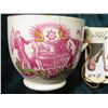 Image 2 : Temperance Tea Cup & Saucer.  "Sobriety Domestic Comfort Freedom Temperance", "Be Though Faithful Un