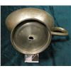 Image 3 : Pewter "Alladin's Lamp" Style Candle holder with candle. Hole in base. 'Doc' valued it at $150.00.