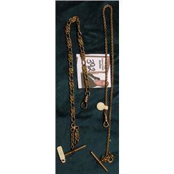 Pair of Antique Gold-Filled Pocket Watch Chains. 'Doc' had priced $40 & $25.00.