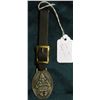 Image 1 : Pewter Watch Fob with leather strap "Home of Dr. Pepper/Compliments of/The Dr. Pepper Co./Waco, U.S.