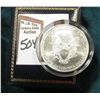 Image 2 : 1999 American Eagle Silver Dollar Colorized Obverse Liberty. Very attractive with box.