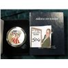 Image 1 : 1999 American Eagle Silver Dollar Colorized Obverse Liberty. Very attractive with box.