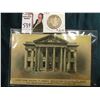 Image 2 : 1911 P Barber Quarter, Good; & Post card "Oldest Bank Building in America Built for the First Bank o