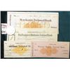 Image 2 : (4) 1800 era Bank Checks (one payable in Gold) & 1878 P U.S. Morgan Silver Dollar, AU-Unc.