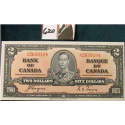 1937 $2 {BC-22c}Canada Very CH.CU