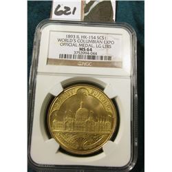 1893 So-Called $ US Columbian Expo {HK-154} NGC 64 #3753994-044