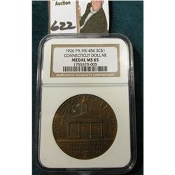 1926 Connecticut So-Called $ {HK-456} NGC MS65 #1755570-005