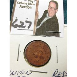 1863 CWT "Union for Ever" CH.BU Red