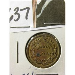 1861-65 CWC "Union Flour/D.L. Wing & Co." BU