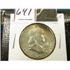 Image 1 : 1963D 50C Franklin Gem BU & Rainbow Tone