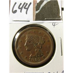 1853 Large C CH.AU Brown w/Luster
