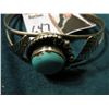 Image 1 : Navajo Silver & Turquoise Cuff Bracelet