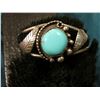 Image 2 : Navajo Silver & Turquoise Cuff Bracelet