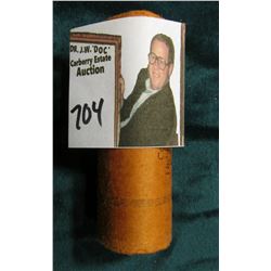 1954 D Gem BU Original Bank-wrapped Roll of Washington Quarter-dollars. (40 pieces).