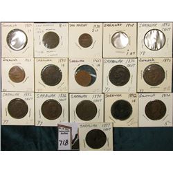 (2) San Marino, 1950 Somlia 1 Shilling, & (13) Sarawak Coins dating back to 1870, which 'Doc' had va