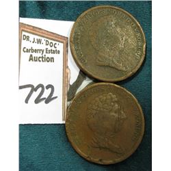 1835 & 1836 Sweden Two Skilling. CR133.