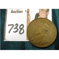 1929 Newfoundland Large Cent, EF & 1961 "Standard Catalogue of Canadian Coins Tokens and Paper Money