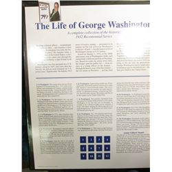 "The Life of George Washington" Fleetwood Mint Stamp Portfolio.