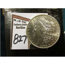 1883 O Morgan Silver Dollar. Brilliant Uncirculated.