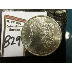 1889 P Morgan Silver Dollar. Brilliant Uncirculated.