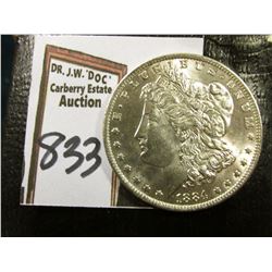 1884 O Morgan Silver Dollar. Brilliant Uncirculated.