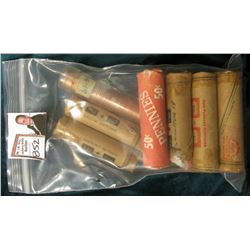 (10) Various rolls of Original Uncirculated Rolls of 1960 era Lincoln Cents, I never opened all of t