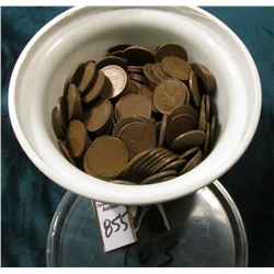 Small Berry Plastics Container full of 1940 era U.S. Wheat Cents. I never counted these so use your 
