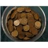 Image 2 : Small Plastic Berry Container full of 1940 era U.S. Wheat Cents. I never counted these so use your o