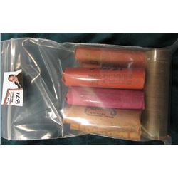 (10) Various rolls of Circulated 1940 era San Francisco Wheat Cents. All Solid date rolls. I never c