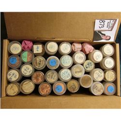 (33) Various Solid Date and appear to be BU rolls of 1969 to early 1970 Lincoln Cents, most appear t