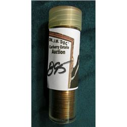 1934 P Original Gem BU Roll of Lincoln Cents in a plastic tube. Too valuable to be even listed in th