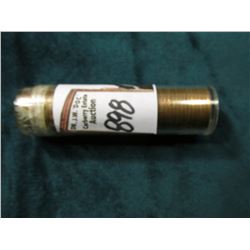 1944 D Original Gem BU Roll of Lincoln Cents in a plastic tube. CDN bid is $33 on my sheet.