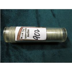 1943 S Original Uncirculated Roll of Lincoln Cents in a plastic tube. Lots of oxidation on the coins