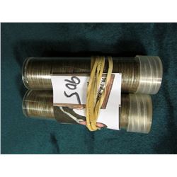 Pair of 1943 P Lincoln Cent Rolls for the person who can't afford those Uncs.