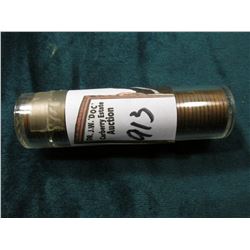 1949 D Original Gem BU Roll of Lincoln Cents in a plastic tube. CDN bid is $90 on my sheet. Some ton