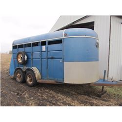 1995 SOUTHLAND 15' BUMPER STOCK TRAILER