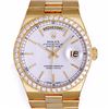 Image 1 : Pre-owned Excellent Condition Authentic Rolex Quickset Men's 18K Yellow Gold Day-Date White Dial Wat