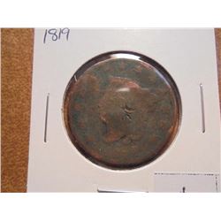 1819 US LARGE CENT