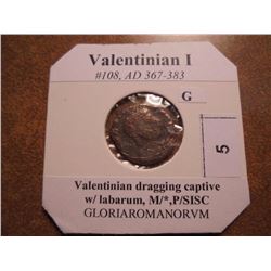 367-383 A.D. VALENTINIAN I ANCIENT COIN