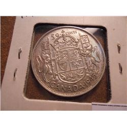 1945 CANADA SILVER 50 CENT