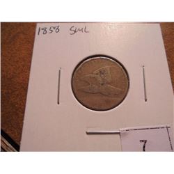 1858 (SMALL LETTER) FLYING EAGLE CENT