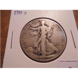 1919-S WALKING LIBERTY HALF DOLLAR
