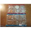Image 1 : 1970 US MINT SET (UNC) P/D/S (WITH NO ENVELOPE) 40% SILVER JOHN F. KENNEDY HALF DOLLAR, THIS IS AN O