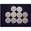 Image 2 : 10 ASSORTED BARBER DIMES