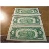 Image 2 : 1928-D,53-A & 63 $2 US NOTES RED SEALS