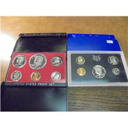 1972 & 1973 US PROOF SETS (WITH BOXES)