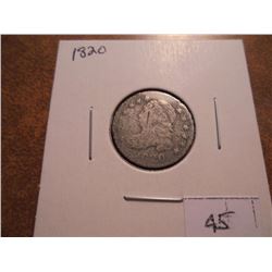 1820 CAPPED BUST DIME