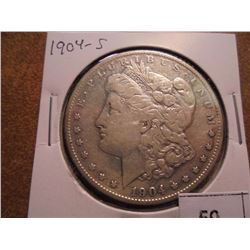 1904-S MORGAN SILVER DOLLAR BETTER DATE