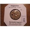 Image 1 : 27 B.C.-14 A.D. AUGUSTUS ANCIENT COIN HOLED